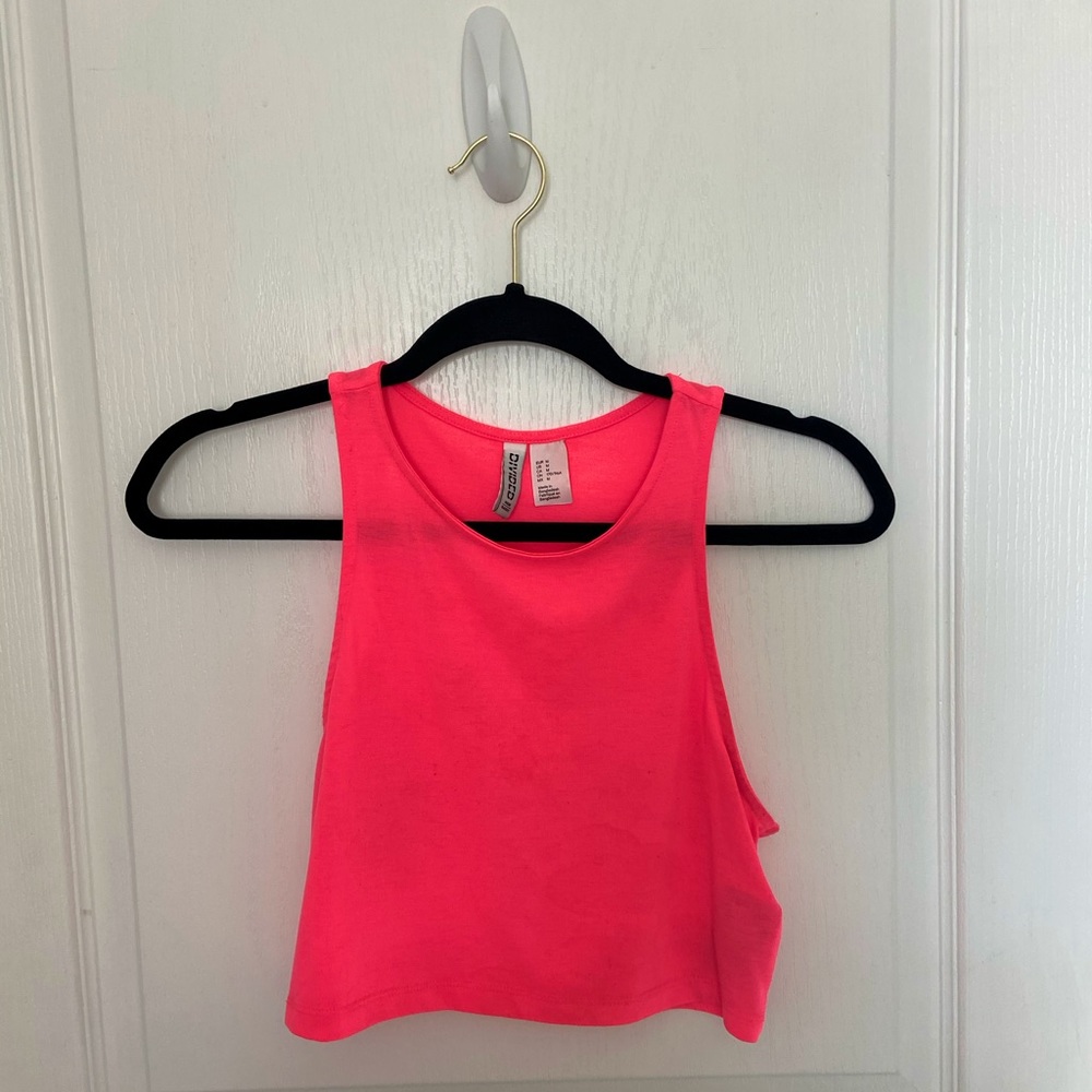 H&M Neon Crop Top